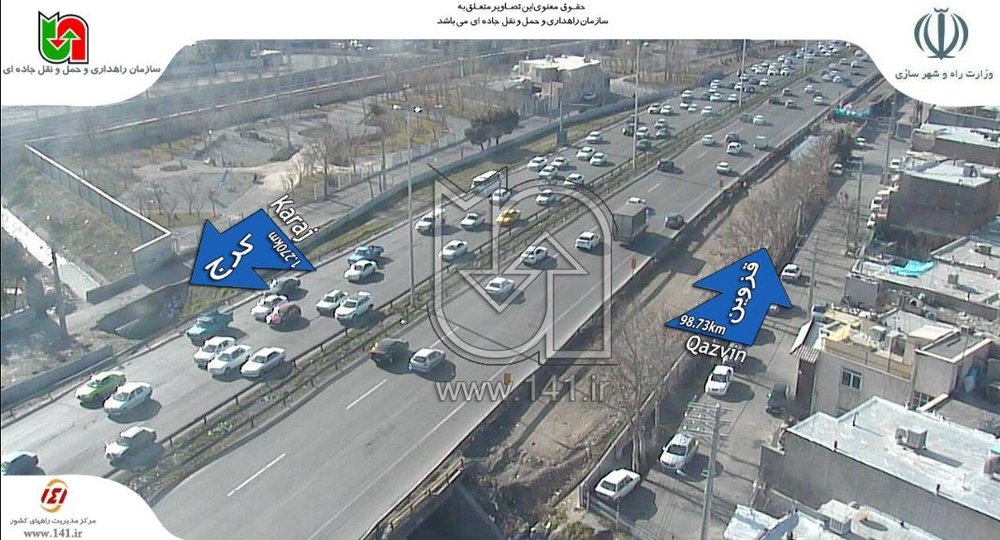 ترافیک در مسیر برگشت مسافران به تهران +عکس