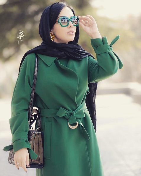 عکس‌های جدید لیلا اوتادی با تیپ سبز رنگ!
