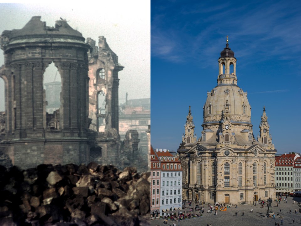 ۸ بنای مشهور جهان که در طول تاریخ بازسازی شده‌اند +عکس