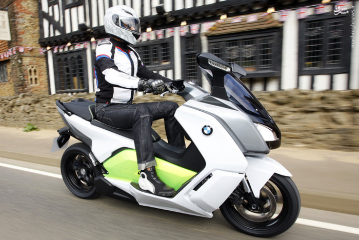 عکس/ رونمایی از موتورسیکلت برقی BMW
