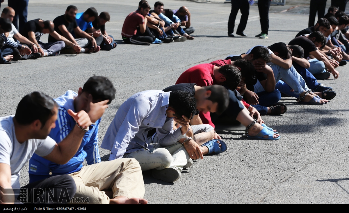 دستگیری ۱۵۳سارق و زورگیر در تهران