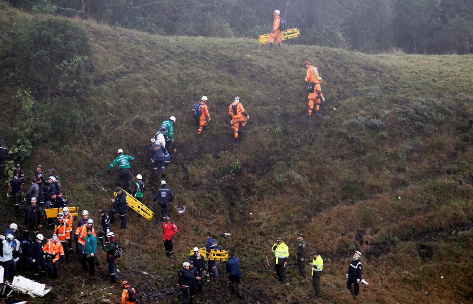 تصاویر جدید از لاشه هواپیمای سقوط کرده برزیلی