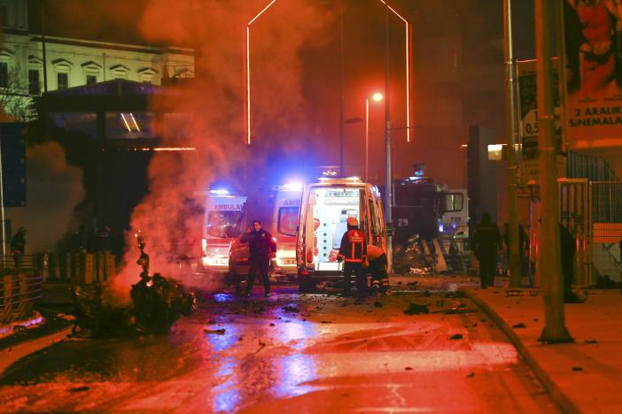 تصاویر انفجار مرگبار استانبول