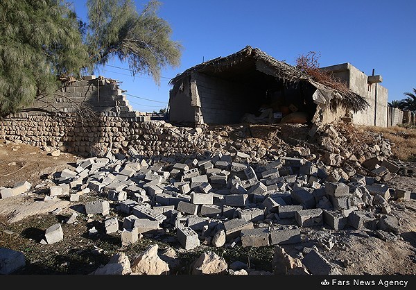 تصاویر خسارت زمین‌لرزه ۵ ریشتری در خنج