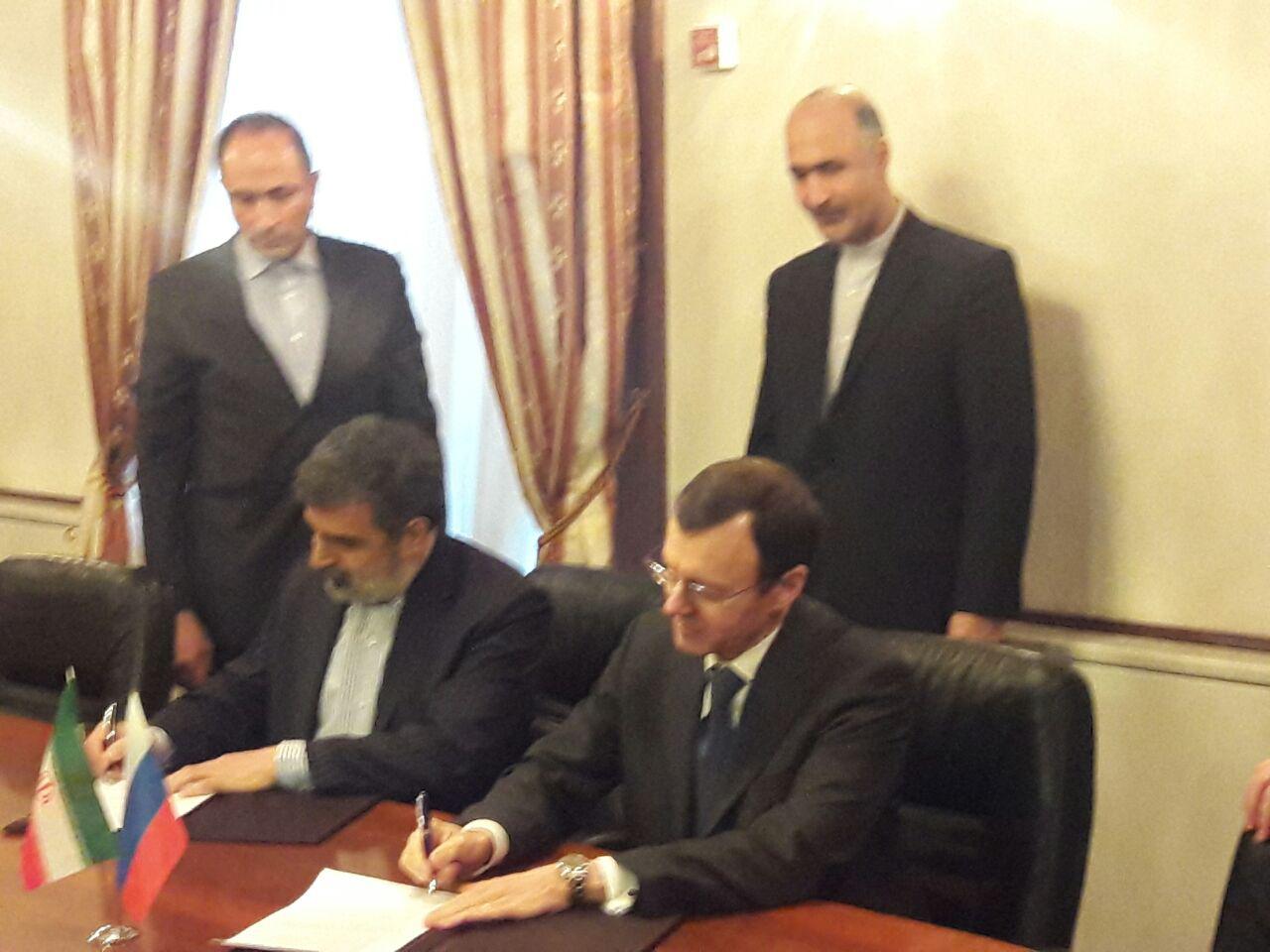 امضای ۲ سند همکاری هسته ای ایران و روسیه