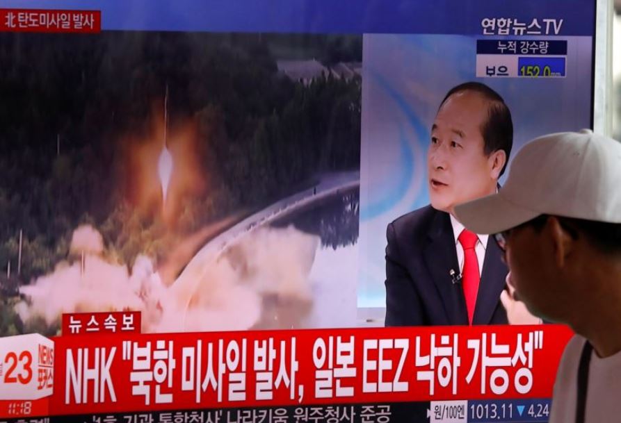آزمایش سه موشک کوتاه برد توسط کره شمالی
