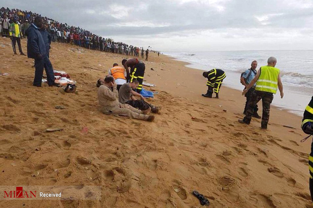 سقوط هواپیما در آب‌های ساحل عاج