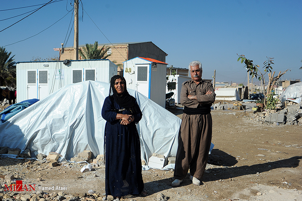 بازدید رییس قوه قضاییه از مناطق زلزله زده کرمانشاه