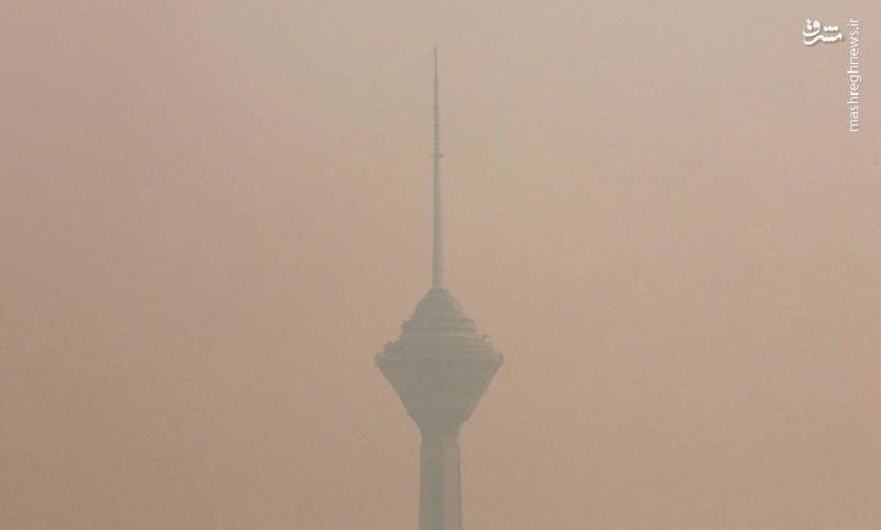 برج میلاد غرق در آلودگی+عکس