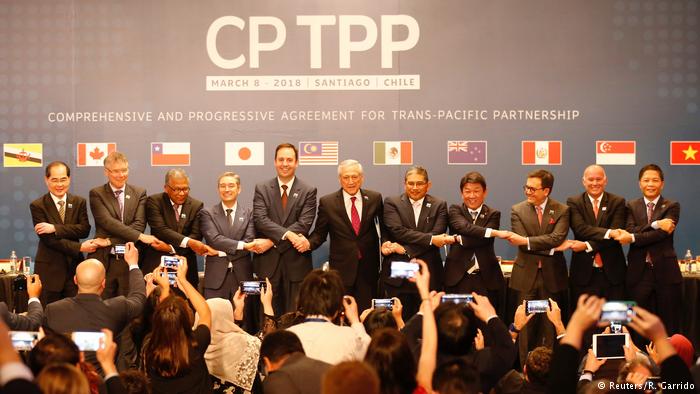 امضا توافق تجارت آزاد ترانس پاسفیک توسط۱۱ کشور