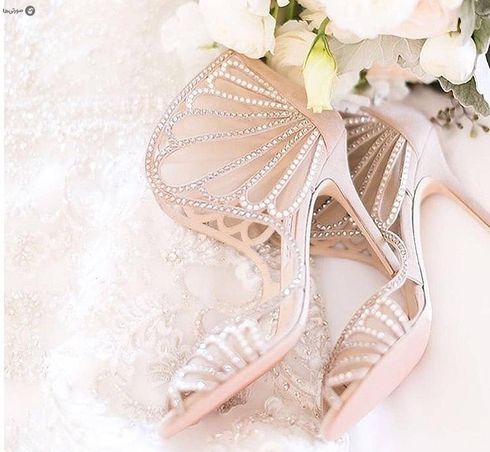 مدل کفش عروس پاشنه بلند شیک