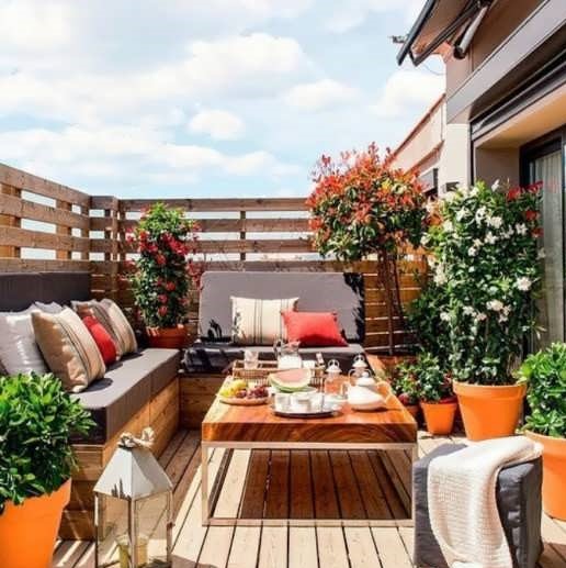 تزیین حیاط خلوت با طراحی زیبا و مدرن