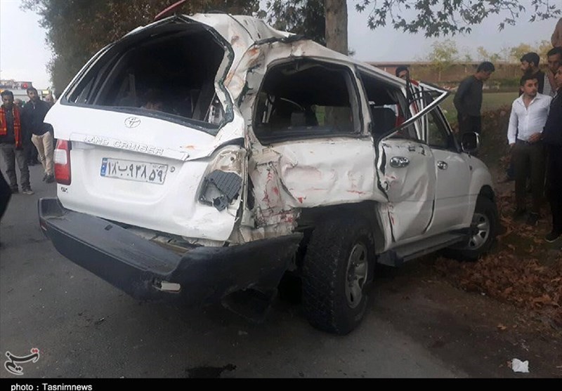 محل وقوع تصادف خودروی سیدتقی نوربخش +تصاویر