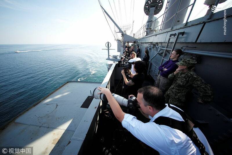 عکس: عکاسی آمریکایی‌ها از قایق های تندرو سپاه