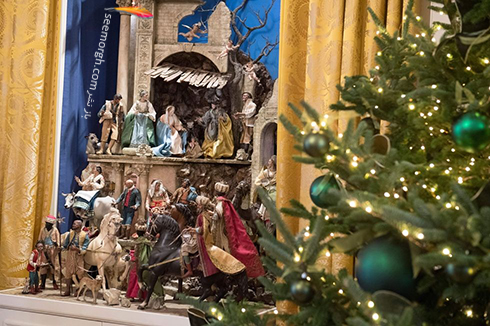 دکوراسیون کاخ سفید برای کریسمس