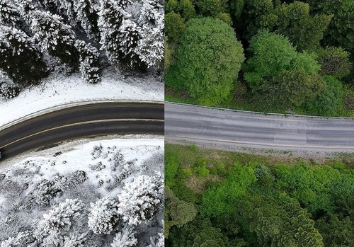عکس‌های هوایی زمستانی و تابستانی از ترکیه