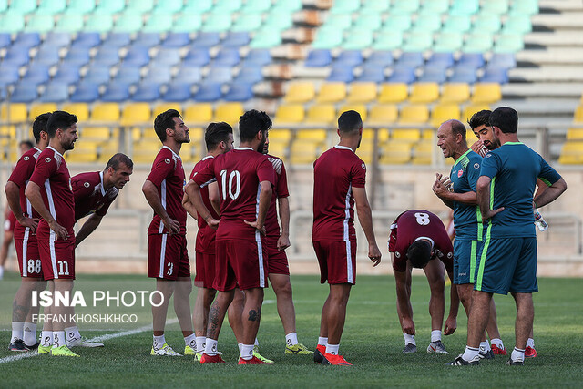 کنعانی‌زادگان و نادری در تمرین پرسپولیس