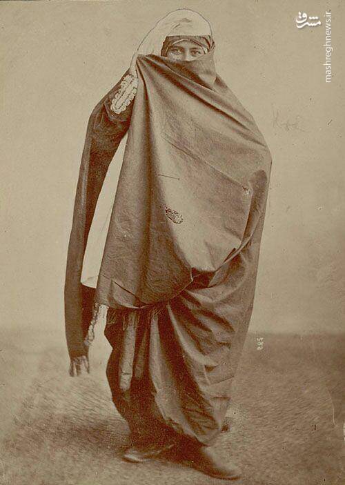 حجاب زنان در زمان قاجار +عکس