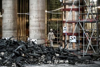 حال و روز نوتردام ۳ ماه بعد از آتش سوزی+عکس