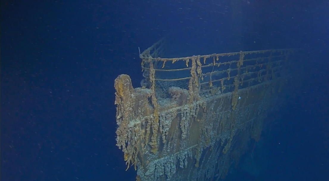 تصاویر جدید از کشتی تایتانیک غرق شده در عمق اقیانوس