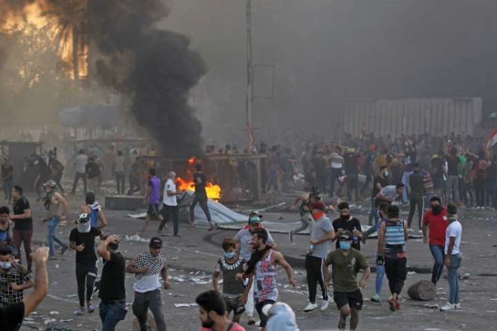 افزایش تعداد کشته شدگان در اعتراضات/ اینترنت در بغداد قطع شد