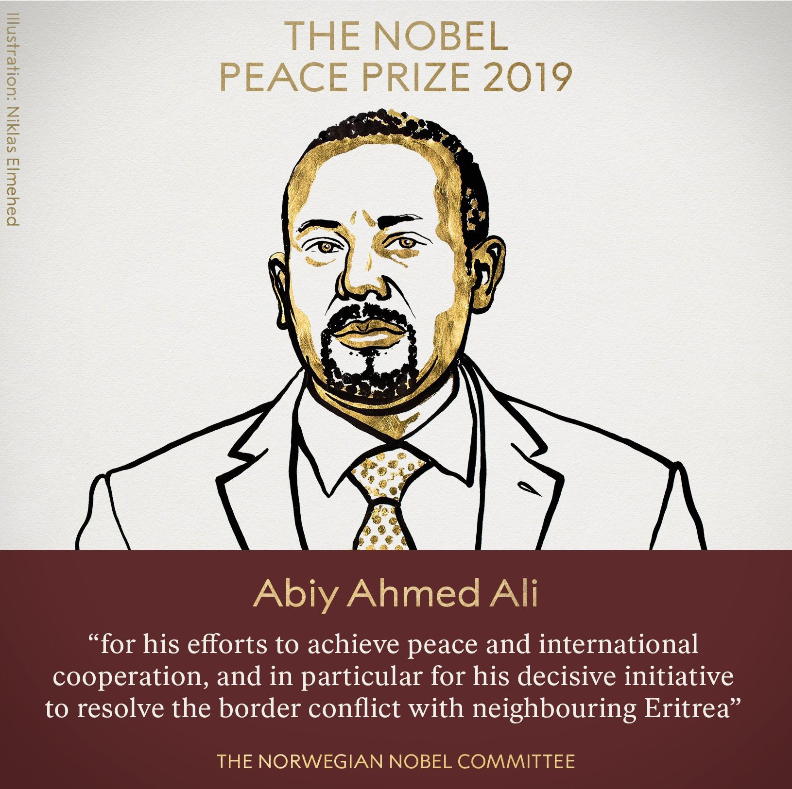نخست‌وزیر اتیوپی برنده جایزه صلح نوبل شد
