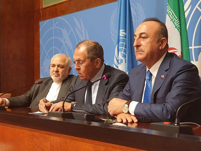 بیانیه مشترک وزرای خارجه ایران، روسیه و ترکیه درباره سوریه