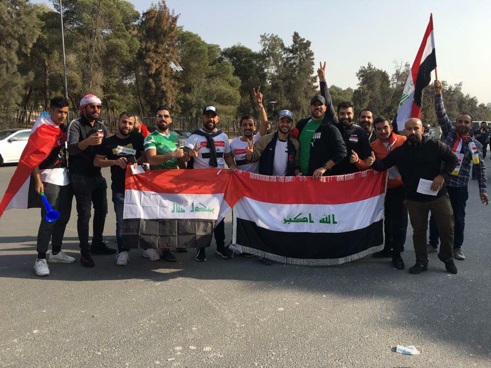 هواداران عراقی آماده بازی با ایران+عکس