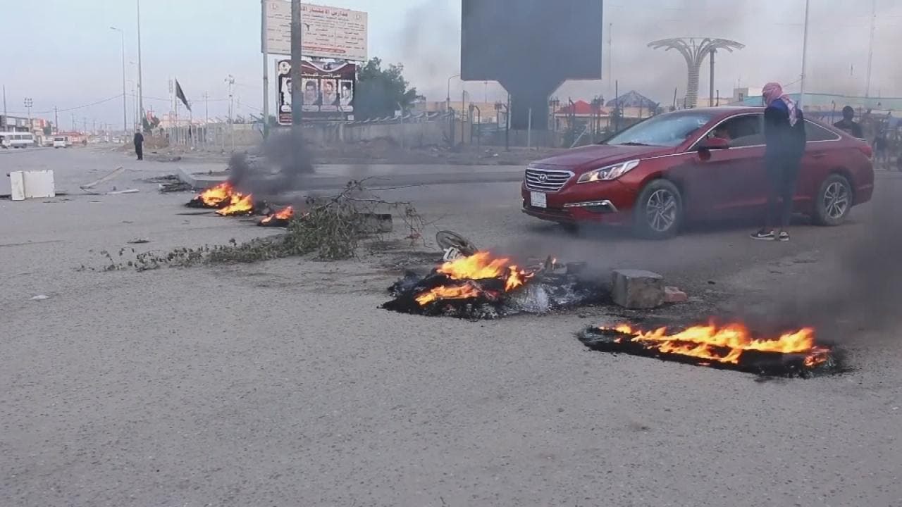 تشدید فعالیت های اعتراضی در بغداد و دیگر شهرهای عراق+تصاویر