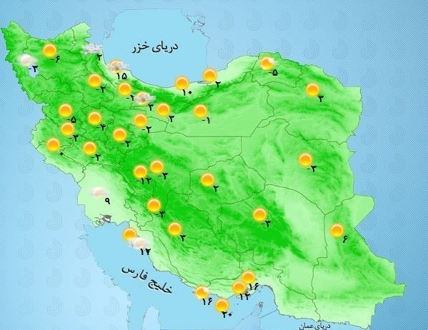 هواشناسی ایران ۹۸/۱۱/۱۱| آغاز بارش برف و باران گسترده از بعدازظهر امروزجمعه
