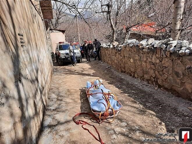 سقوط مرگبار کوهنورد در جاده سولقان +تصاویر