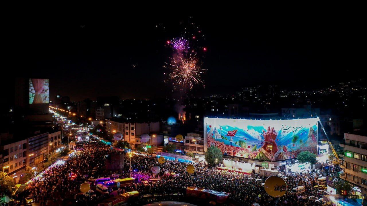 تصاویری از جشن بزرگ غدیر در تهران تصاویری از جشن بزرگ غدیر در تهران