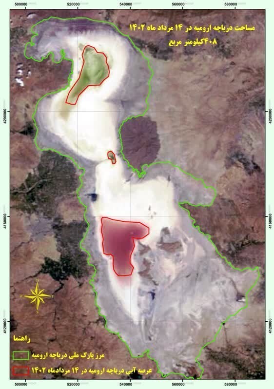 سازمان محیط زیست «مرگ دریاچه ارومیه» را تکذیب کرد