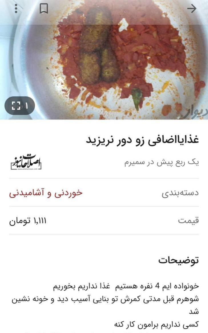 آگهی اینترنتی خانواده ای که غذا برای خوردن ندارند!+ عکس