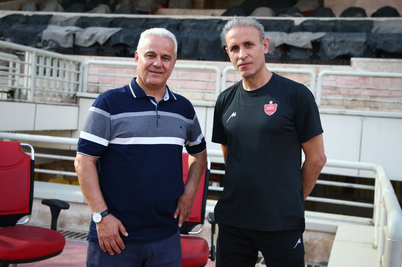 تمرین پرسپولیس با حضور یک میهمان ویژه برگزار شد +عکس