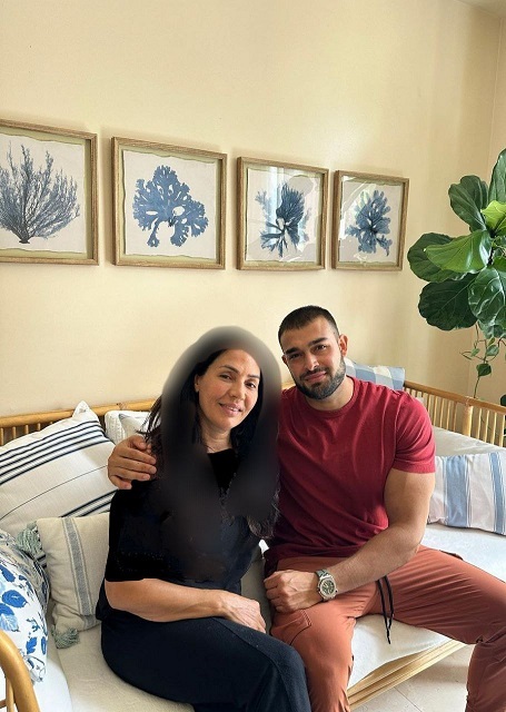 عکس جدید سام اصغری بعد از جدایی در کنار زنی دیگر!