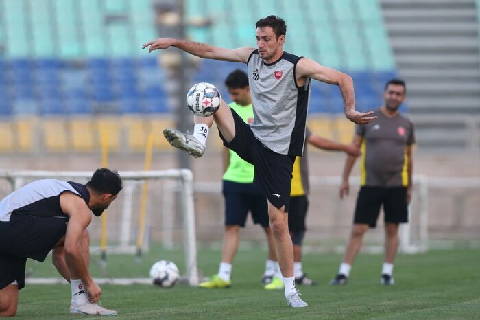 تمرین سنگین پرسپولیس بدون حضور بیرانوند