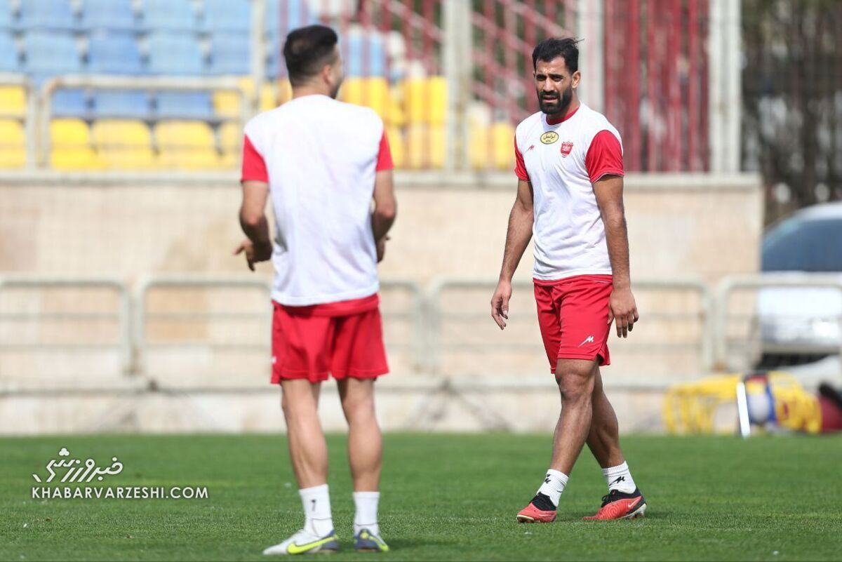 مهم ترین قاب تمرین امروز پرسپولیس شکار شد!+ عکس
