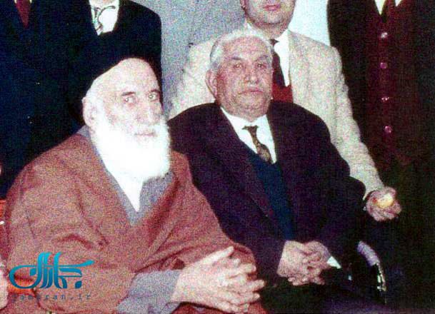 برادر امام خمینی(ره) با کت‌وشلوار و کراوات+ عکس