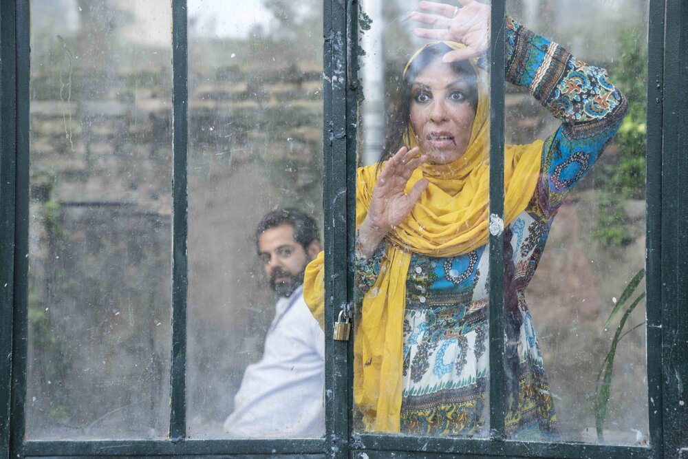 افسانه بایگان با چهره و گریم عجیب در «سیاه‌باز»