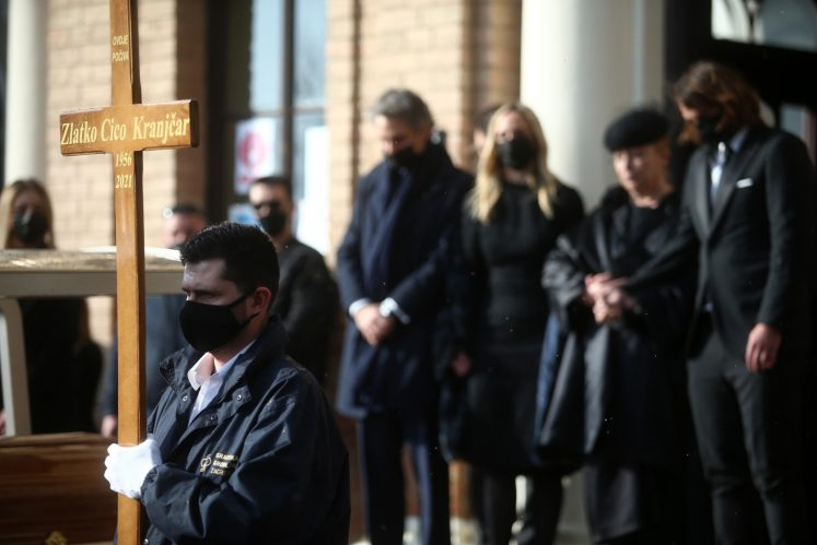 حضور بلاژویچ و سرمربی تیم ملی کرواسی در مراسم خاکسپاری کرانچار+فیلم و عکس