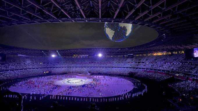 تصاویر مراسم افتتاحیه المپیک ۲۰۲۰