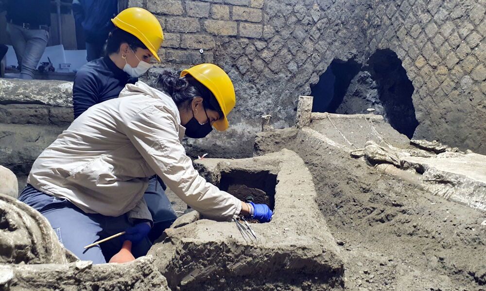 کشف اتاق برده‌ها در پمپئی