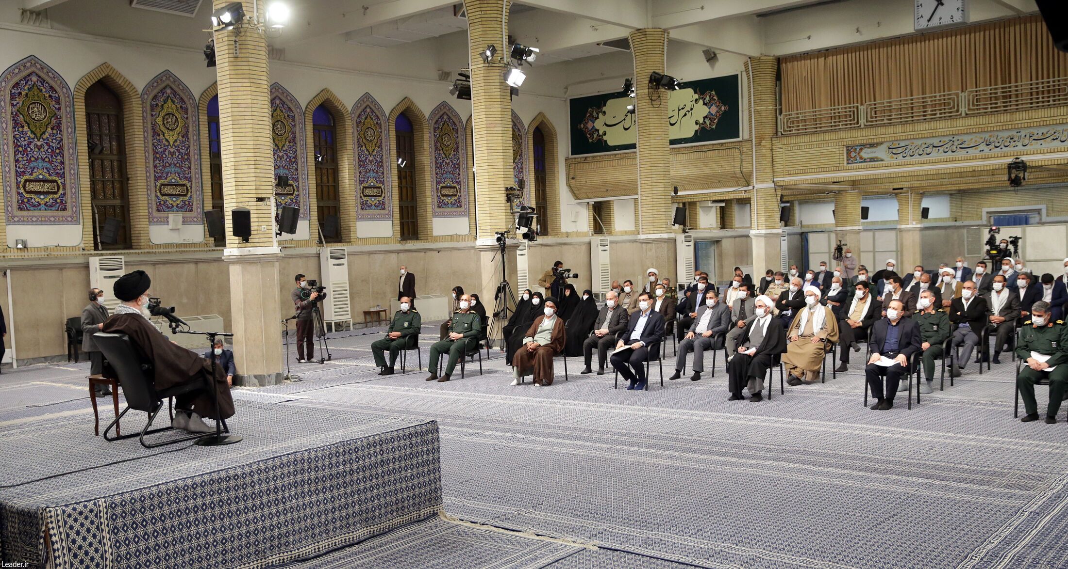 گزارش تصویری از دیدار دست‌اندرکاران کنگره شهدای استان ایلام با رهبر انقلاب