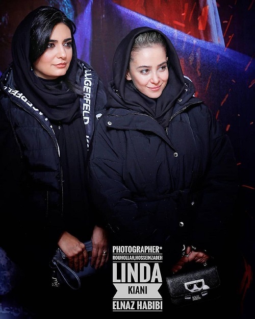 الناز حبیبی و لیندا کیانی در اکران «صحنه زنی» + تصاویر