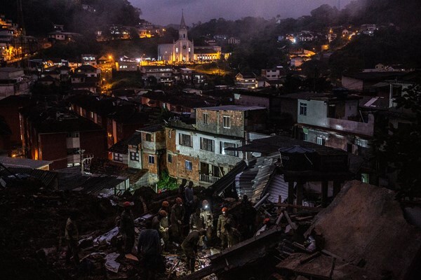 افزایش قربانیان فاجعه بارندگی در برزیل به ۹۴ نفر + فیلم و تصاویر