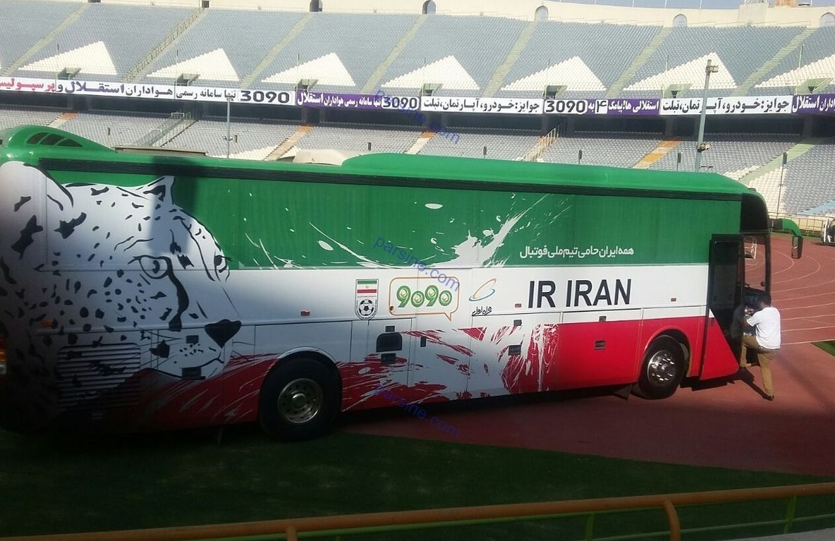 رونمایی از اتوبوس تیم ملی فوتبال+ عکس