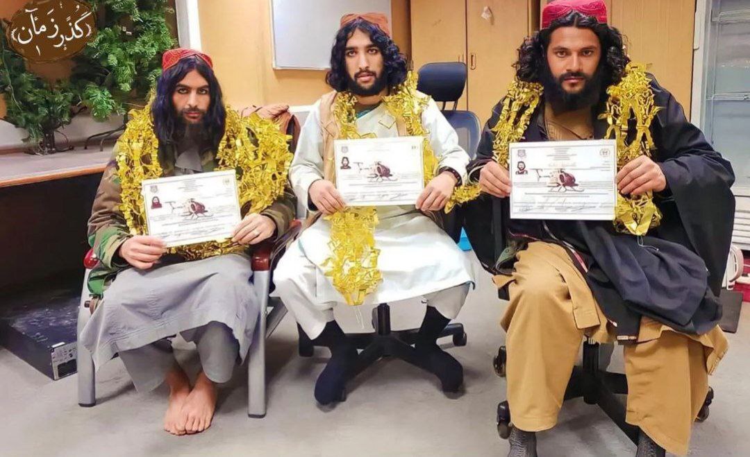 سه خلبان نیروی هوایی طالبانس