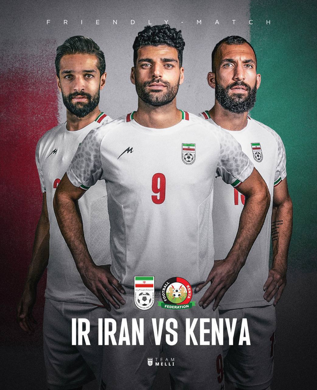 رونمایی پوستر بازی ایران کنیا