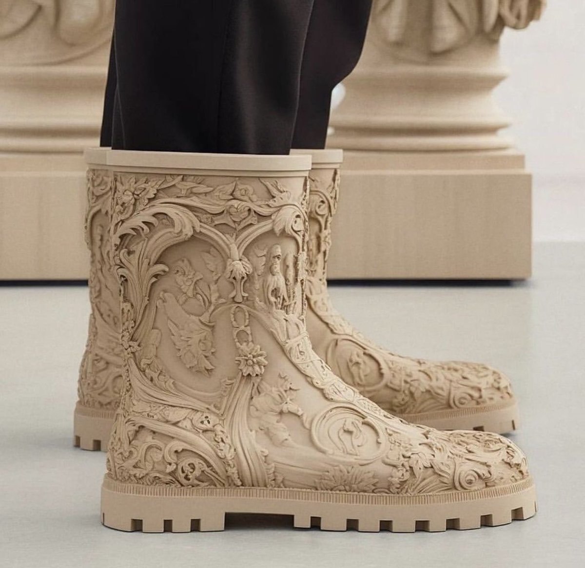 طراحی عجیب کفش به سبک معماران قرون وسطایی!+ تصاویر
